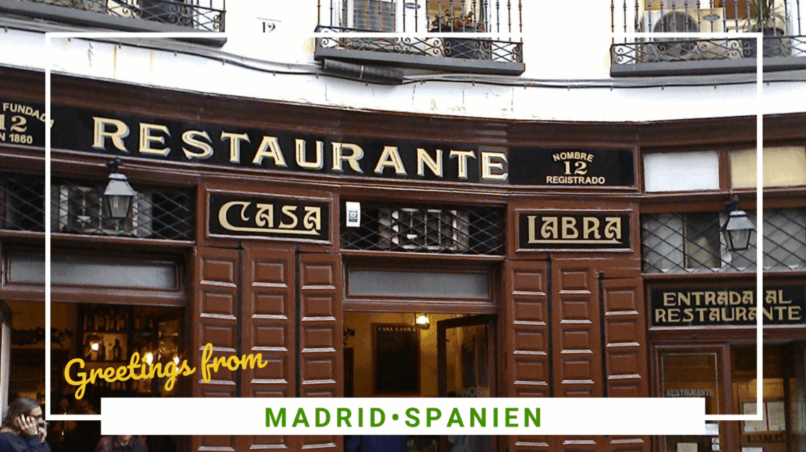 Gode restauranter i Madrid – og det bedste sted med churros - SidderUnderEnPalme