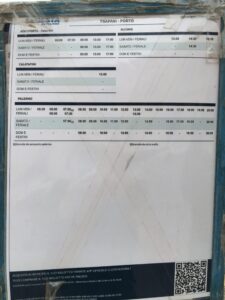 Bustiderne fra Trapani til Palermo - april 2022