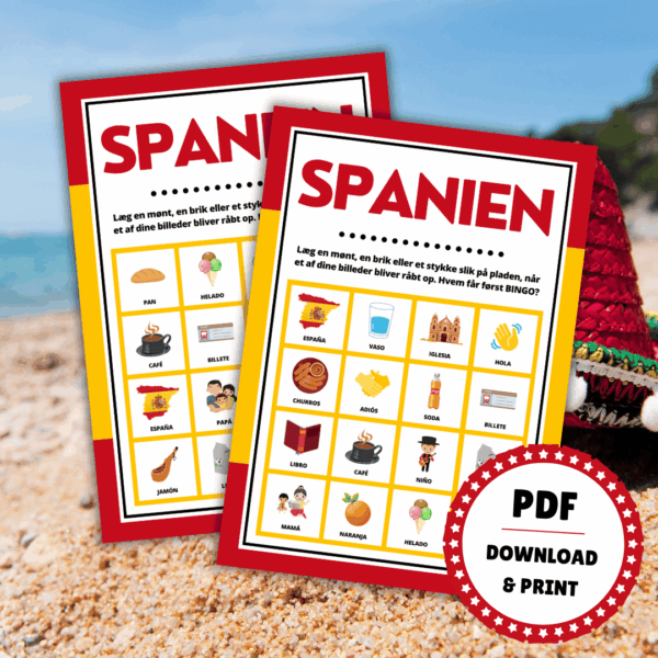 Bingo på spansk - Lou Noire - Lær spansk sprogkursus