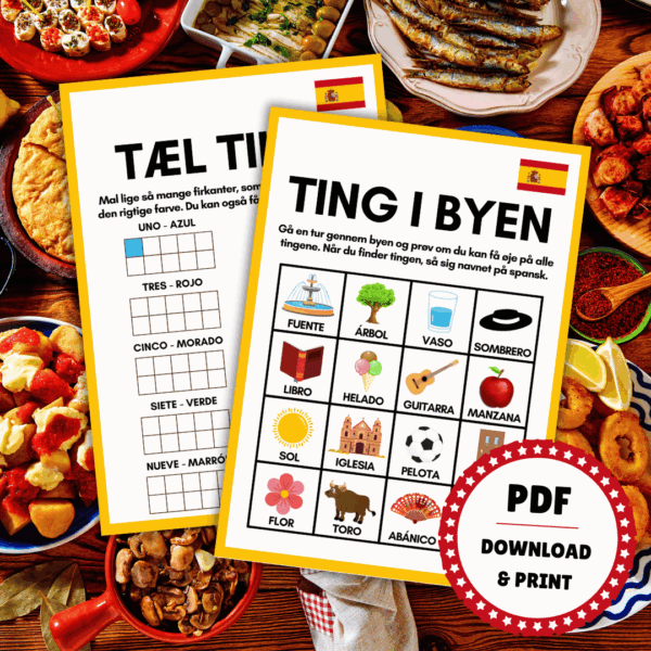 Rejs & Lær - Spanien - Lou Noire - Sprogspil på spansk Rejs & Lær - Spanien - Lou Noire - Sprogspil på spansk