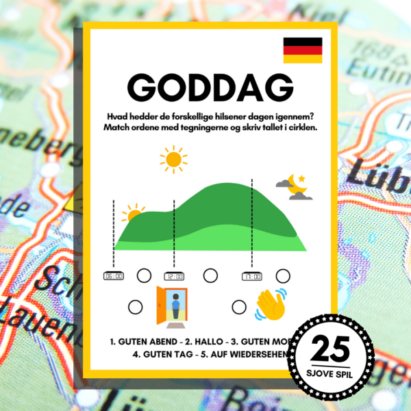 Rejs og Lær - Tyskland - Lou Noire - Goddag på tysk Rejs og Lær - Tyskland - Lou Noire - Goddag på tysk