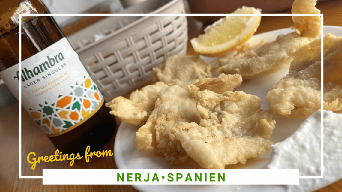 SidderUnderEnPalme - Gode restauranter i Nerja - med masser af fisk og skaldyr