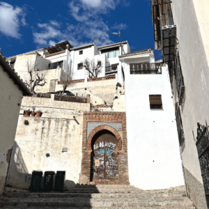 Albaycin Granada - Sidder Under En Palme