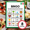 8 sjove spil til ferien i Italien - Lou Noire - Bingoplade print