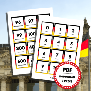 Lær at tælle på tysk - Lou Noire - Sprogspil