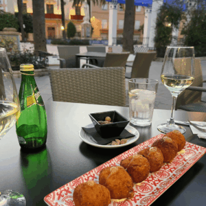 Croquettas på La Para, Ayamonte - SidderUnderEnPalme