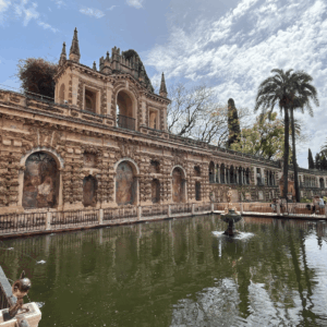 Merkur-springvandet - Real Alcazar de Sevilla - SidderUnderEnPalme