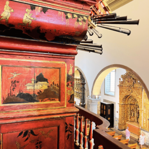 Det flotte orgel i Sé Catedral de Faro - SidderUnderEnPalme