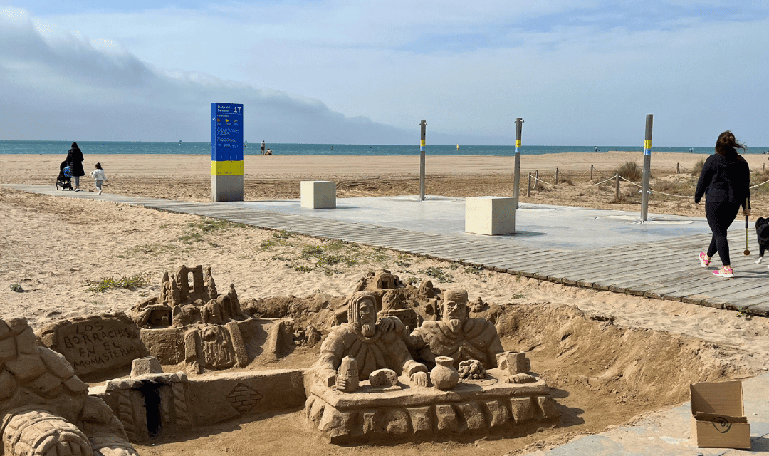 Stranden i Castelldefels - SidderUnderEnPalme