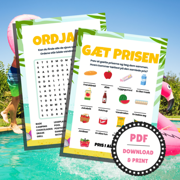 10 sjove spil og lege til sommerferien - Lou Noire - Gæt prisen