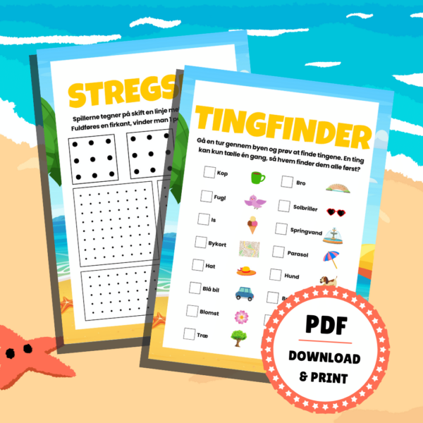 Lou Noire - 8 sjove spil til ferien - Familiespil Lou Noire - 8 sjove spil til ferien - Familiespil