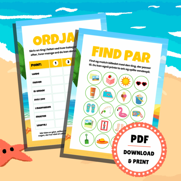 Lou Noire - 8 sjove spil til ferien - Vendespil Lou Noire - 8 sjove spil til ferien - Vendespil