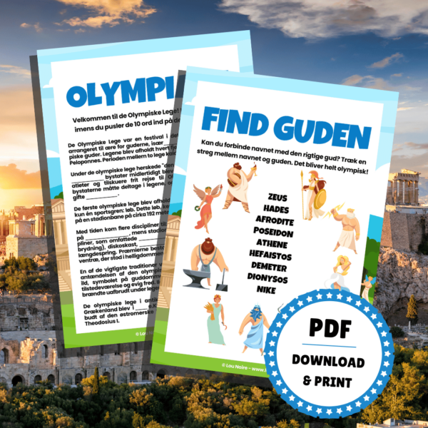 10 sjove spil om antikkens Grækenland - Lou Noire - Græske guder 10 sjove spil om antikkens Grækenland - Lou Noire - Græske guder