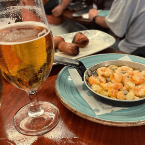 SidderUnderEnPalme - El Canto, Alicante - Gambas og