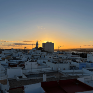 SidderUnderEnPalme - Den smukke udsigt fra Posada El Convento Mercedario