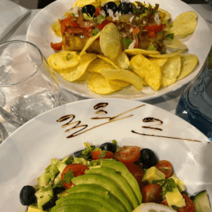 Cafe Imperio Restelo i Belem, Lissabon - SidderUnderEnPalme