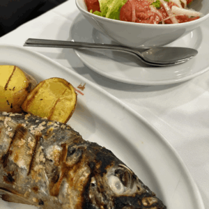 SidderUnderEnPalme - Makrel på Marítima Do Restelo