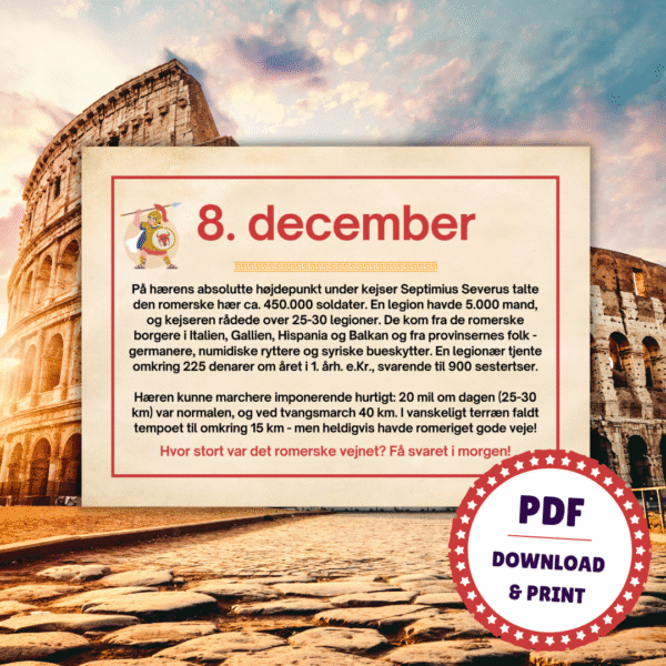 En julekalender med 24 facts om Romerriget - Lou Noire - Det Romerske Imperium En julekalender med 24 facts om Romerriget - Lou Noire - Det Romerske Imperium