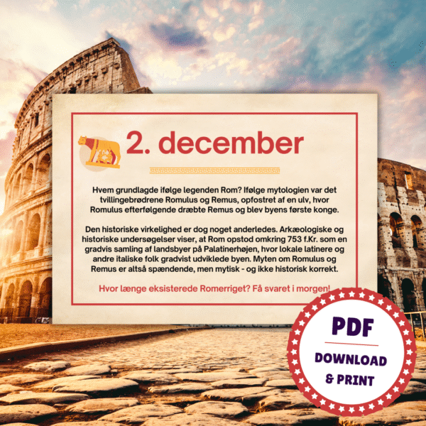 En julekalender med 24 facts om Romerriget - Lou Noire - Fakta om Rom En julekalender med 24 facts om Romerriget - Lou Noire - Fakta om Rom