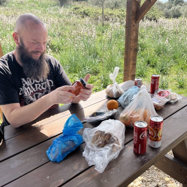 Frokost i den arkæologiske park Apollonia Frokost i den arkæologiske park Apollonia