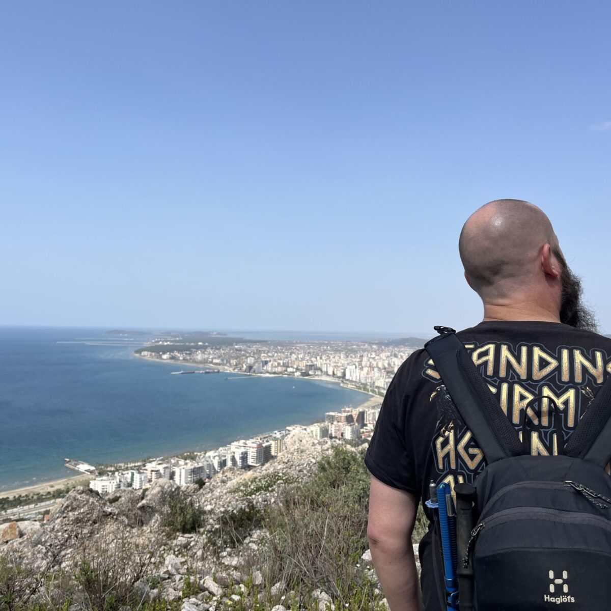 Udsigt ud over Vlorë Udsigt ud over Vlorë