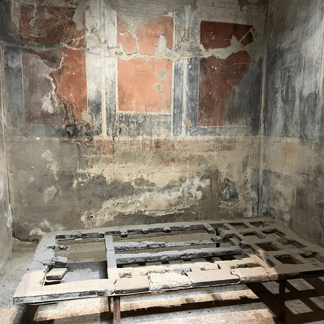 Seng i Herculaneum, Napoli - SidderUnderEnPalme Seng i Herculaneum, Napoli - SidderUnderEnPalme